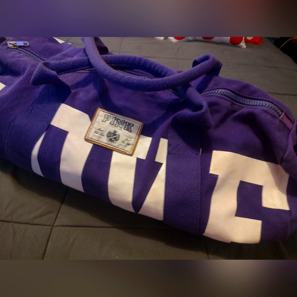 Purple PINK Duffle Bag